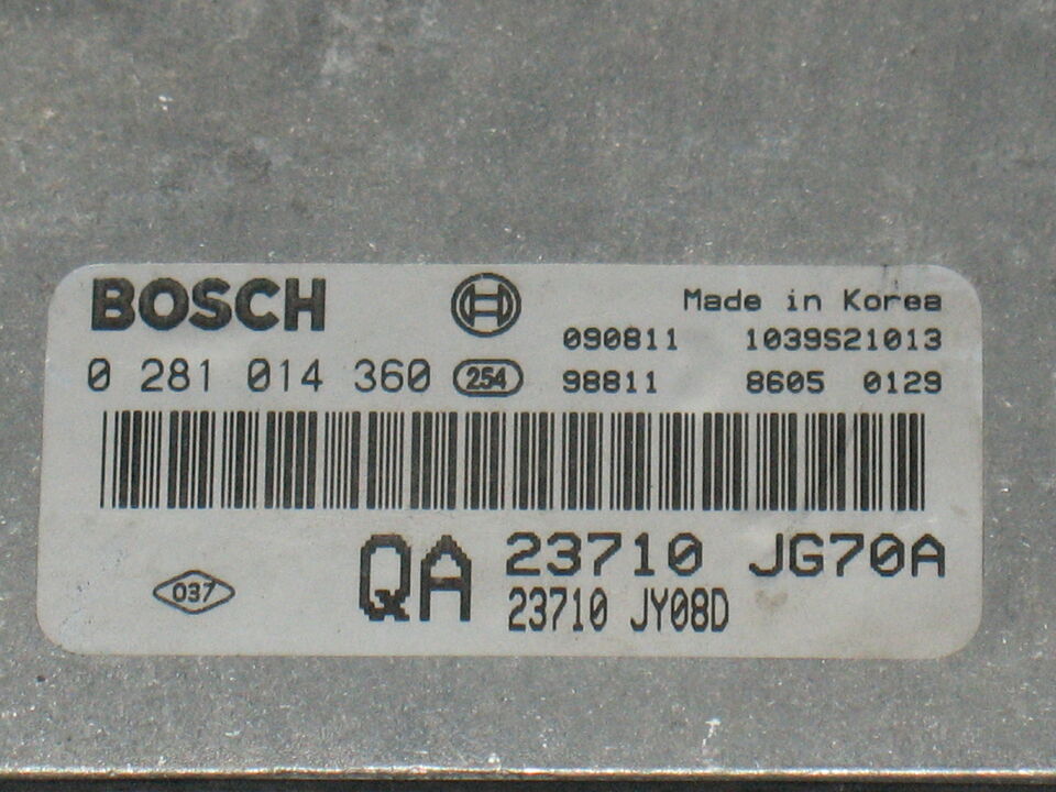 ECU NISSAN RENAULT KOLEOS 2.0 DCI 0281014360 AQ 23710JG70A EDC16CP33-6.7