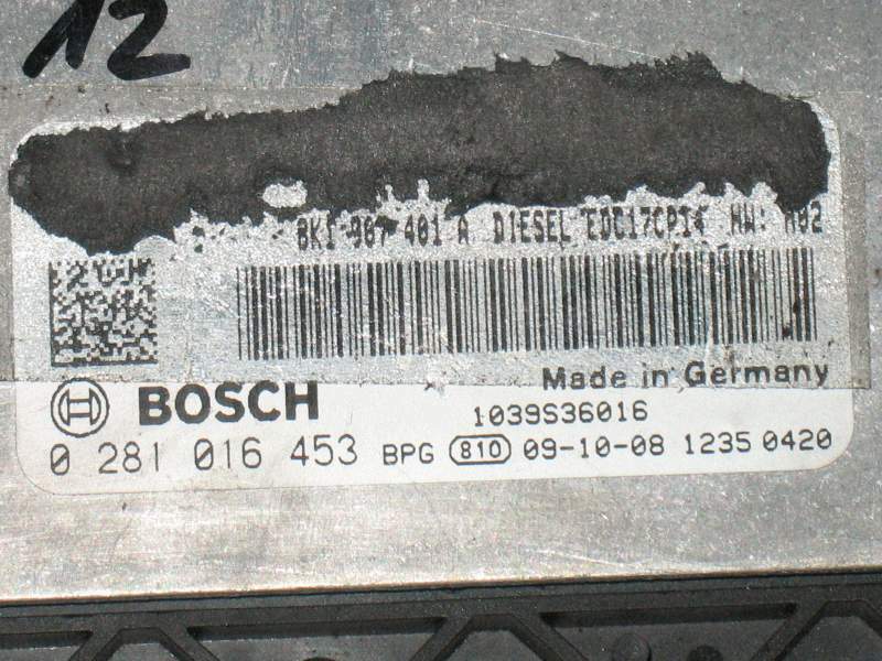 ECU AUDI A4 A5 3.0 TDI BOSCH 0281016453 8R0907401J EDC17CP14