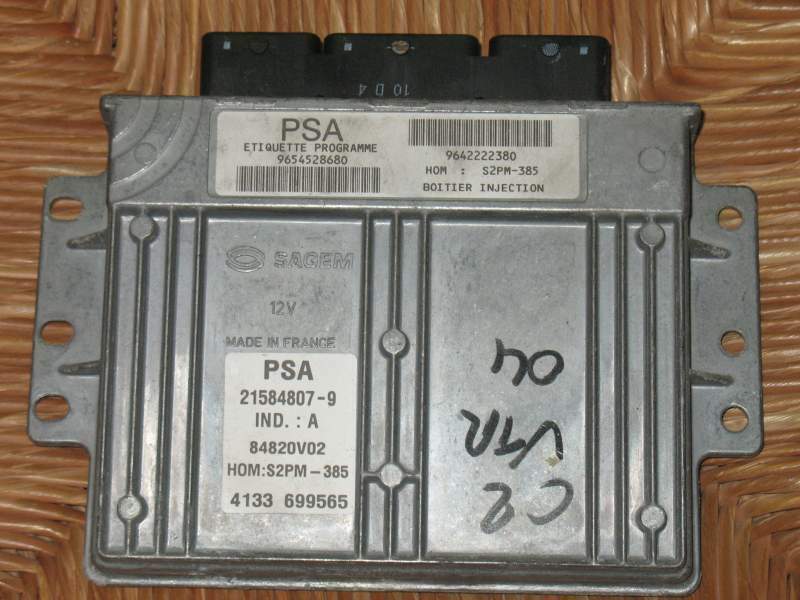 ECU Citroen Peugeot 9654528680 9642222380 215848079 S2PM-385