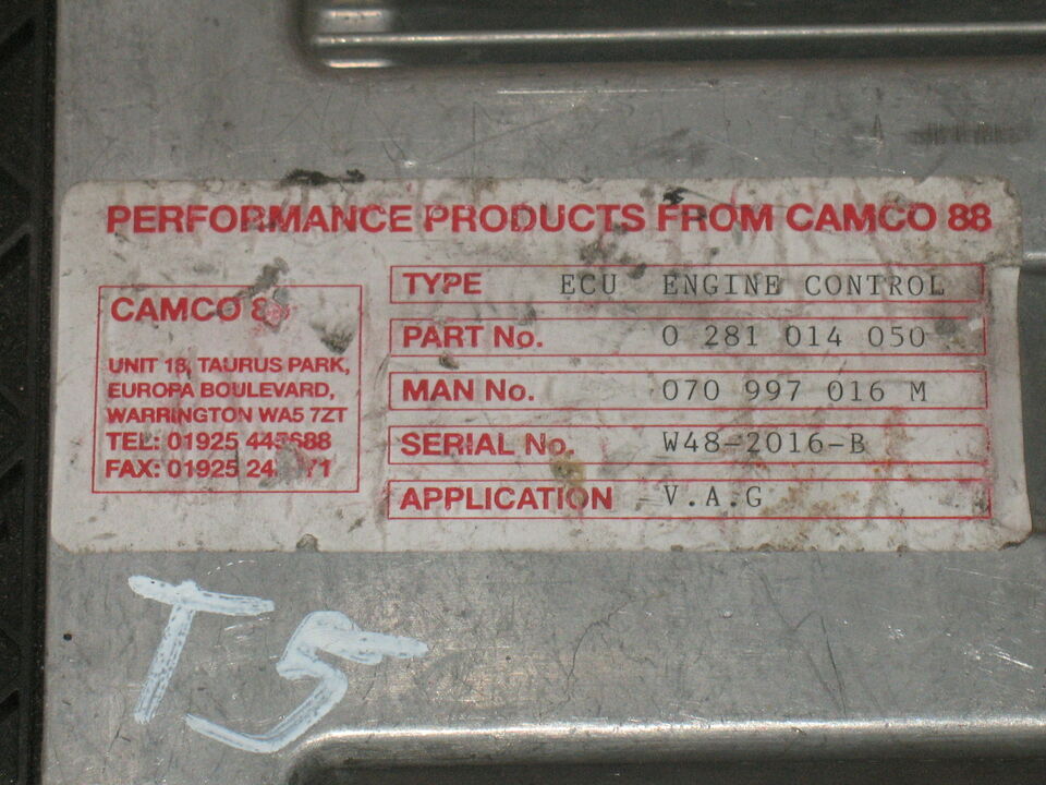 ECU VW T5 2.5 TDI 070997016M 0281014050 EDC16U31 EDC 16U31-4.51