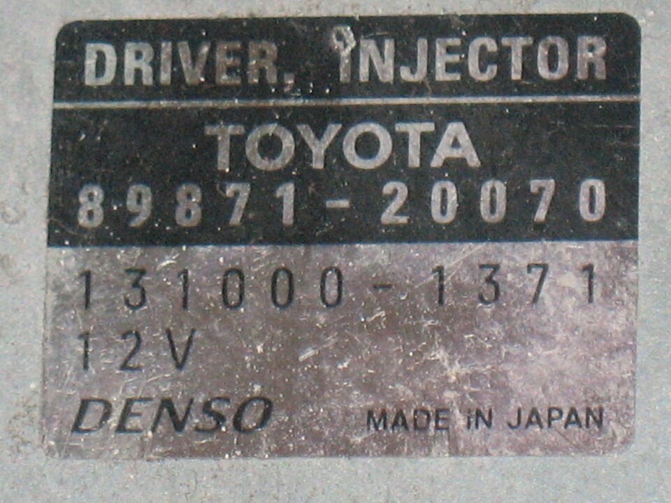 ECU TOYOTA AVENSIS 2.0 89871-20070 8987120070 131000-1371
