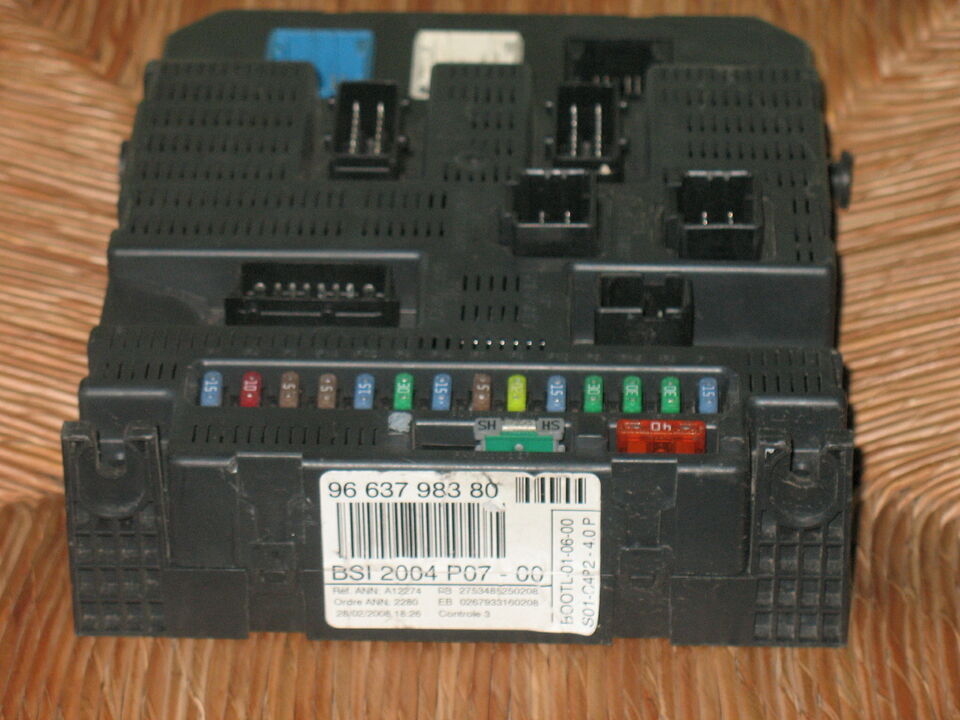 FIAT SCUDO BODY Valeo 9663798380 PEUGEOT 207 BSI 2004 P07-00