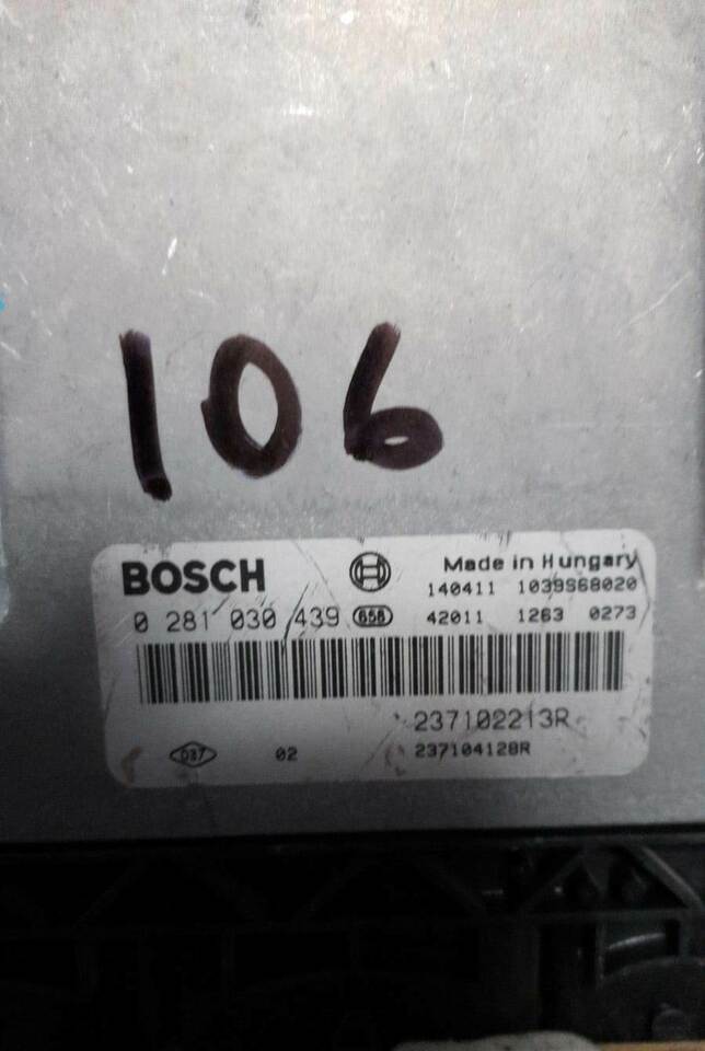 ECU Dacia Sandero II Dokker 1.4 0281030439 237104128R EDC17C42