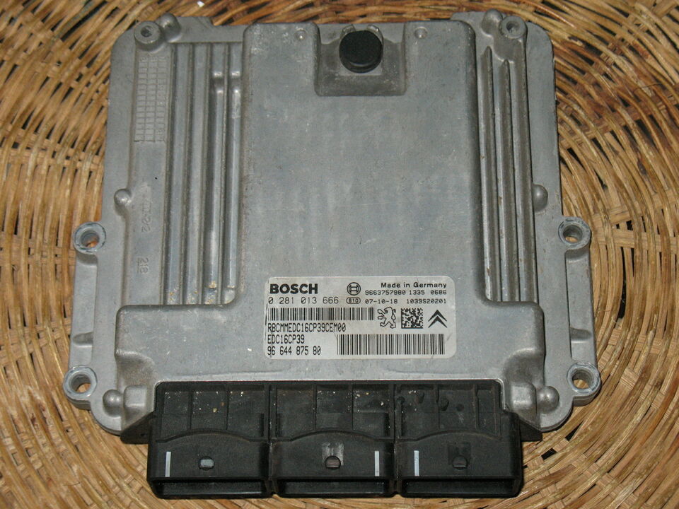 ECU CITROEN PEUGEOT 2.2 HDI BOSCH 0281013666 9664487580 EDC16CP39