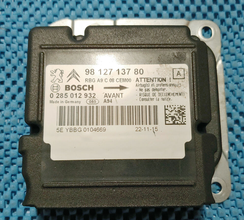 ECU AIRBAG PEUGEOT CITROEN 9812713780 0285012932