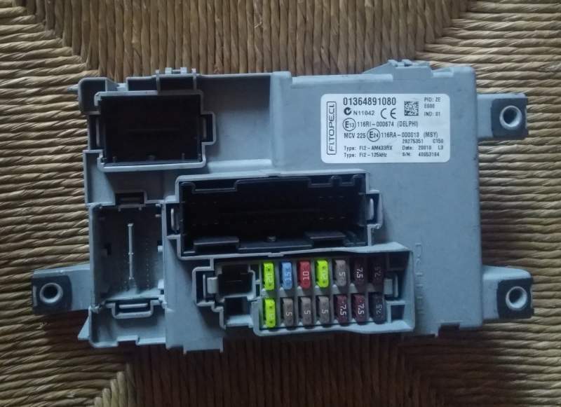 BODY COMPUTER FIORINO QUBO 01364891080 1364891080 delphi