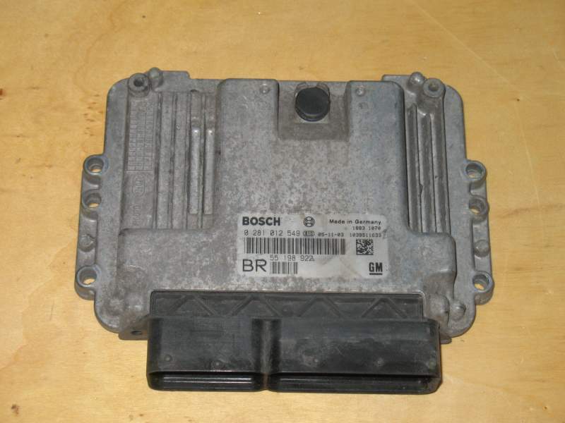 Ecu opel astra zafira 1.9 0281012549 GM 55187475 br EDC 16C9-3.12