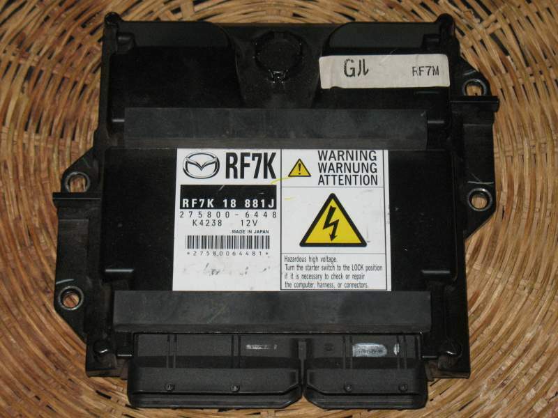 ECU MAZDA 6 2.0 Turbo Diesel, MAZDA RF7K18881J Denso 2758006448