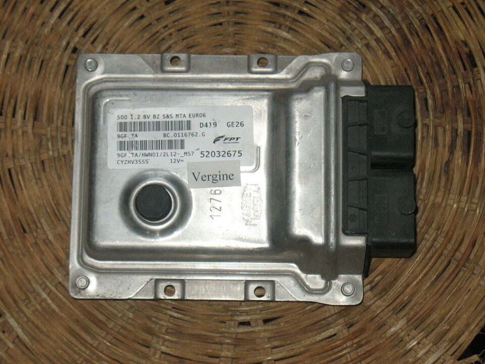 ECU FIAT 500 1.2 8V 52032675 FPT 9GF.TA HWN01 BC.0116762.G