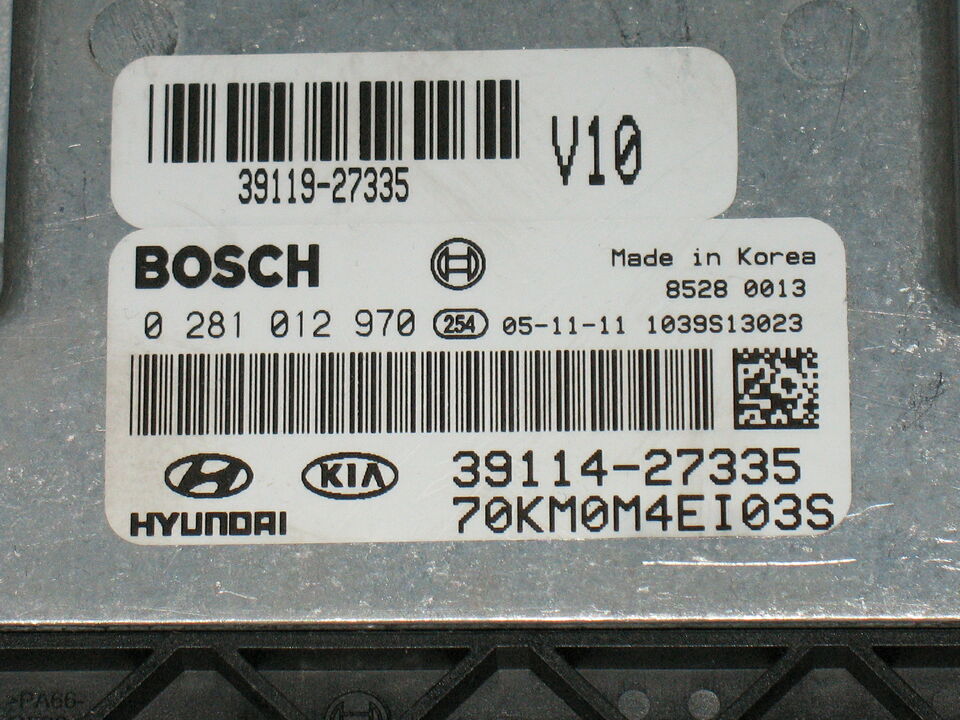ECU Hyundai BOSCH 0281012970 39114-27335 Diesel EDC 16C39