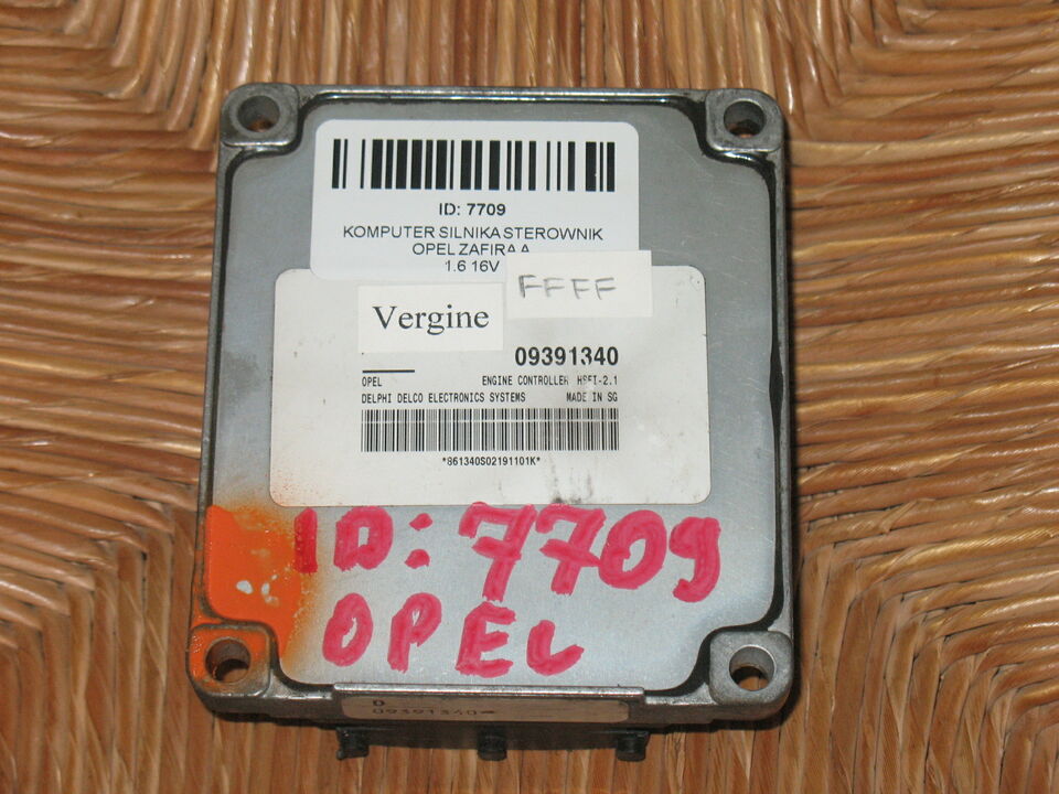 ECU OPEL 1.4 Z14XE 1.6 Z16XE 09391340 9391340 HSFI-2.1