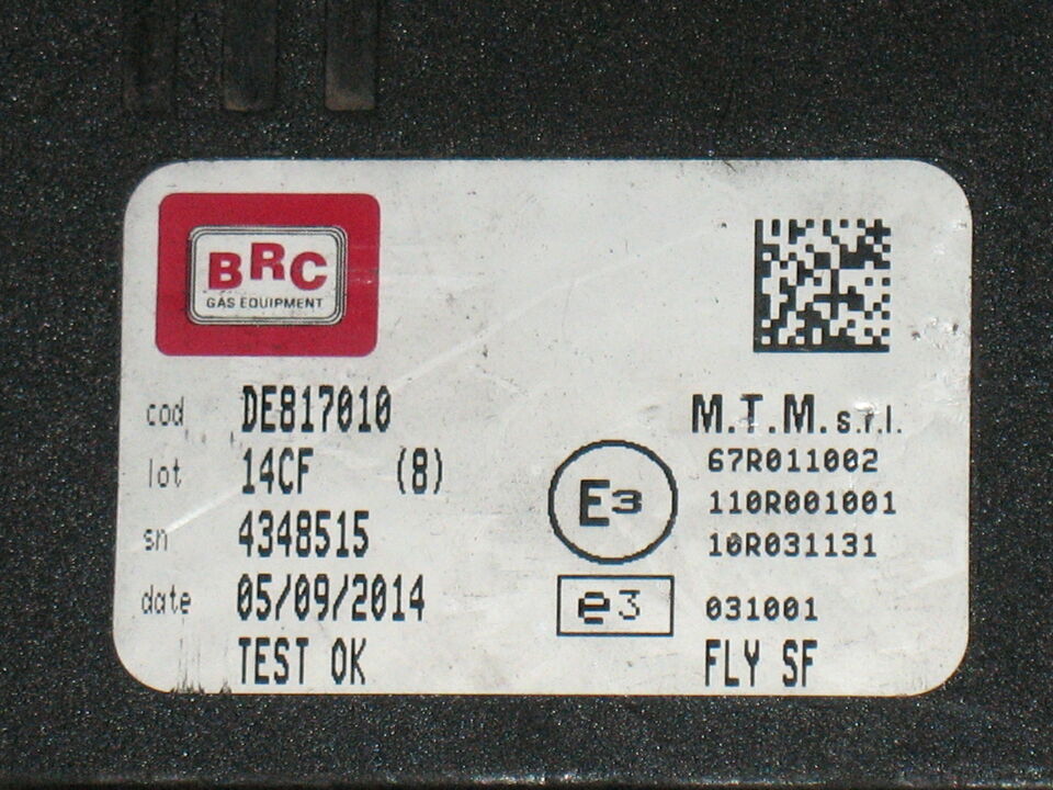 ECU Centralina GPL BRC Ford Fiesta Mk5 2002-2008 Cod: DE817010