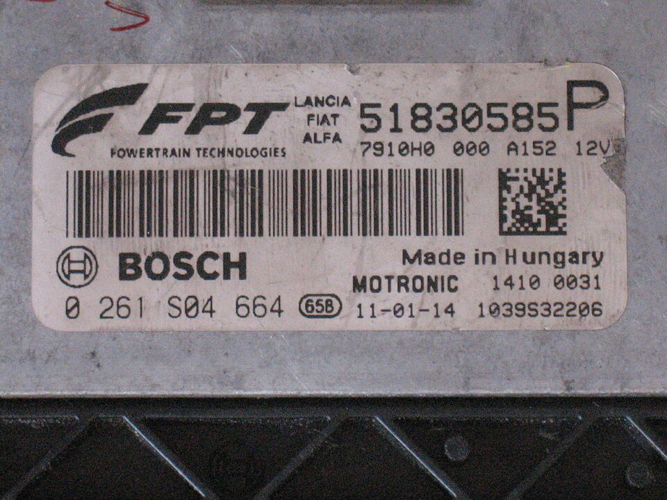 ECU Alfa Romeo Mito 1.4 16V 0261S04664 51830585 ME7 9.10