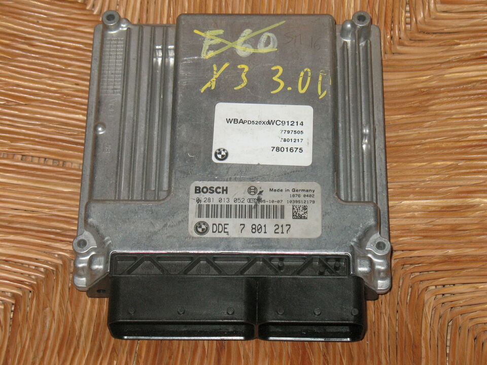 Bmw X3 Motore ecu DDE7801217 EWS E83 3.0 D EDC16C35 0281013052