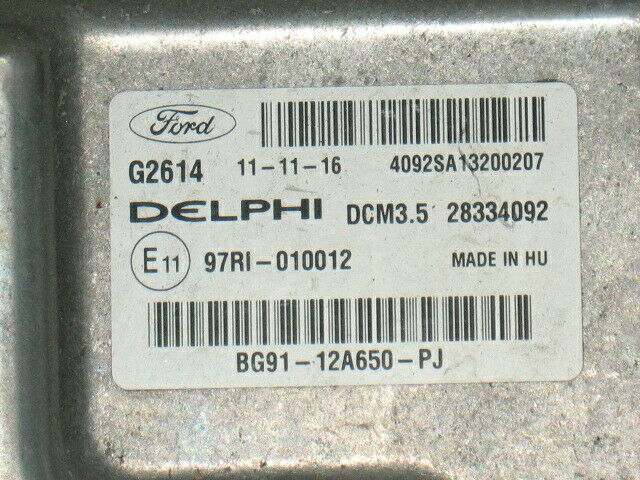 ECU FORD S-MAX GALAXY 2.0 TDCI BG91-12A650-PJ 28334092 DCM3.5