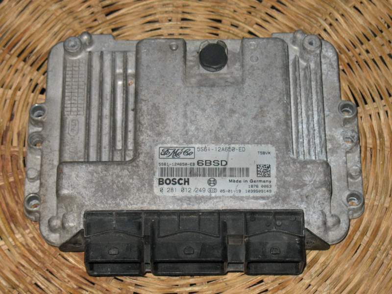 ECU FORD FUSION FIESTA 1.6 TDCI 0281012249 5S61-12A650-ED 6BSD