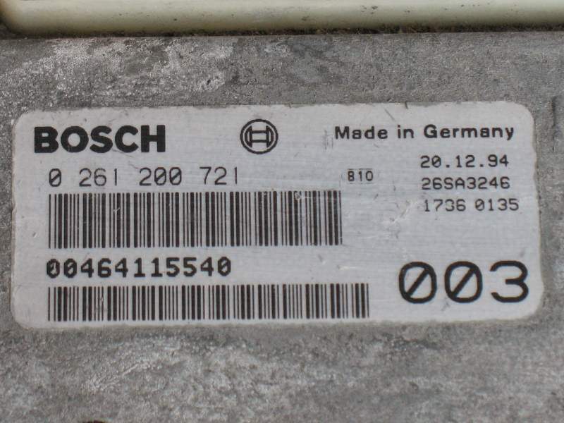 CONTROLLO DME Motronic Bosch 0261200721 BMW 1-721-427 26RT2794