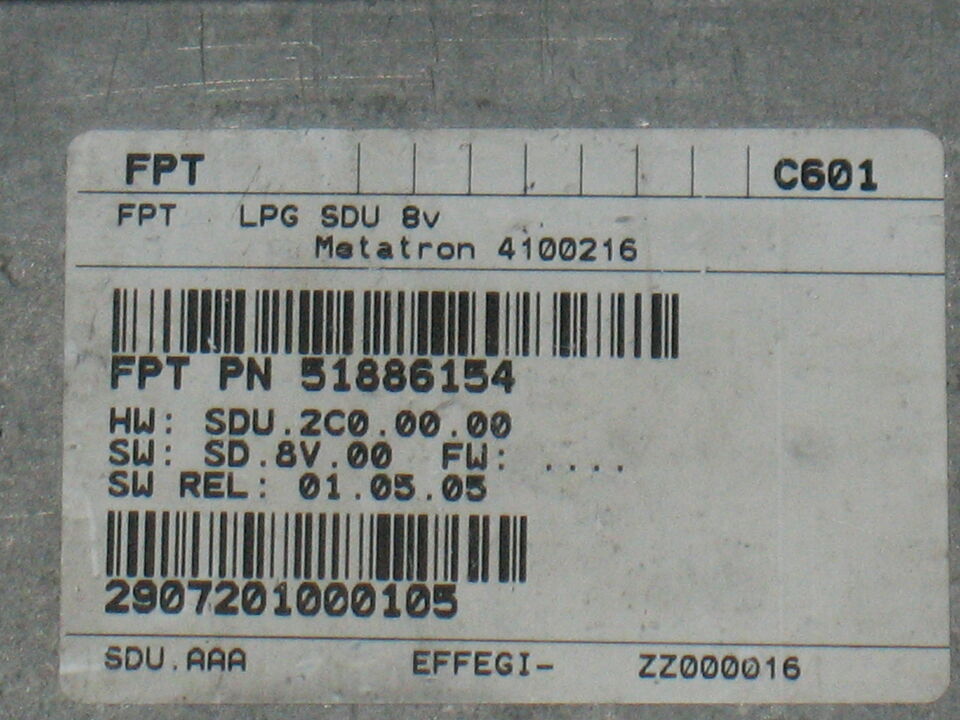 Ecu metatron fiat lancia alfa lpg sdu 8v 4100216 51886154