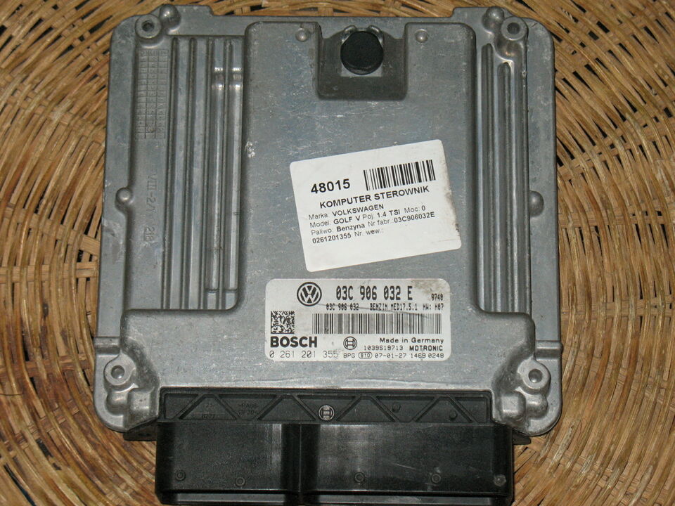 ECU VW GOLF 0261201355 03C906032E MED17 5.1 MK5 2003-2009