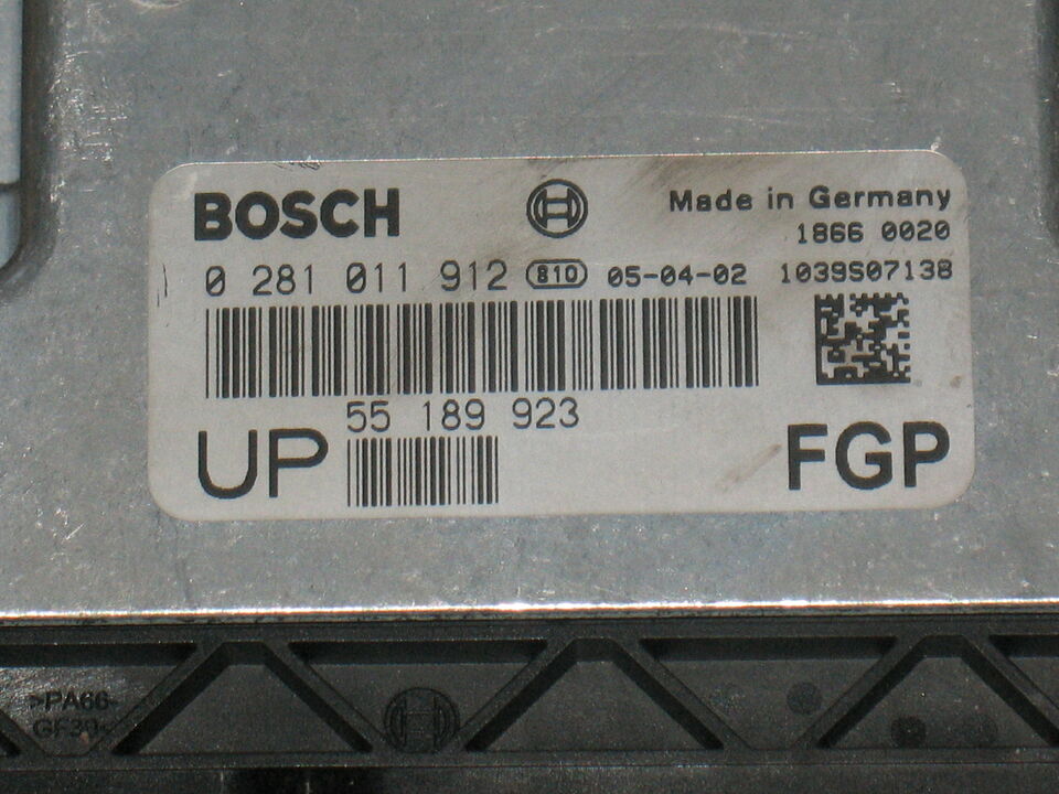 Ecu opel astra 1.9 cdti Bosch 0281011912 GM 55189923 UP EDC 16C9-3.22