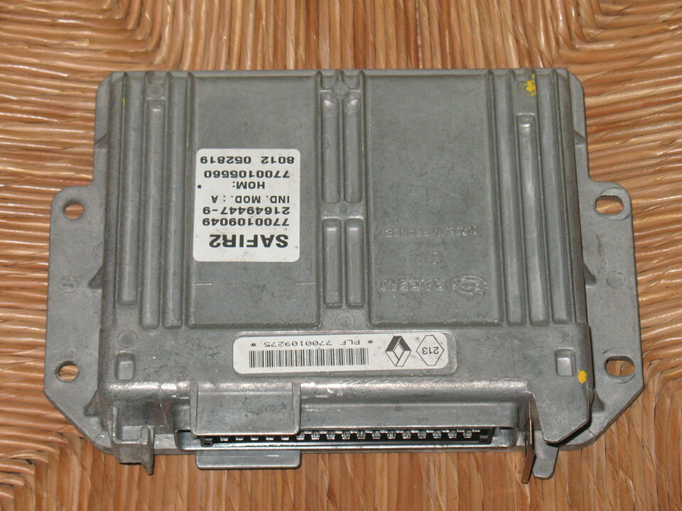ECU CLIO 1.2 SAFIR 2 7700109049 hom 7700105560 codice 21649447-9