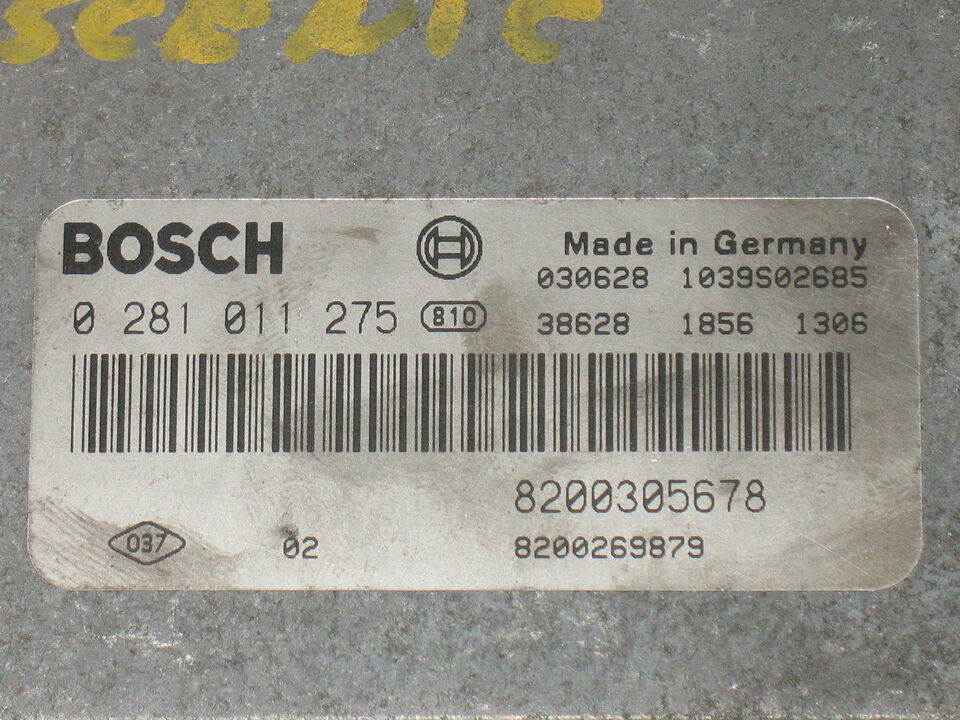 ECU MEGANE II - SCENIC 1.9 DCI 8200305678 BOSCH 0281011275