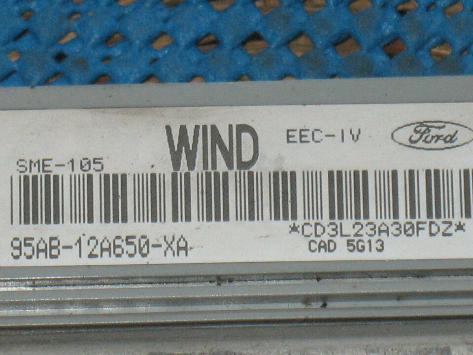 ECU FORD ESCORT 1.6 95AB-12A650-XA WIND 95AB12A650XA SME-105