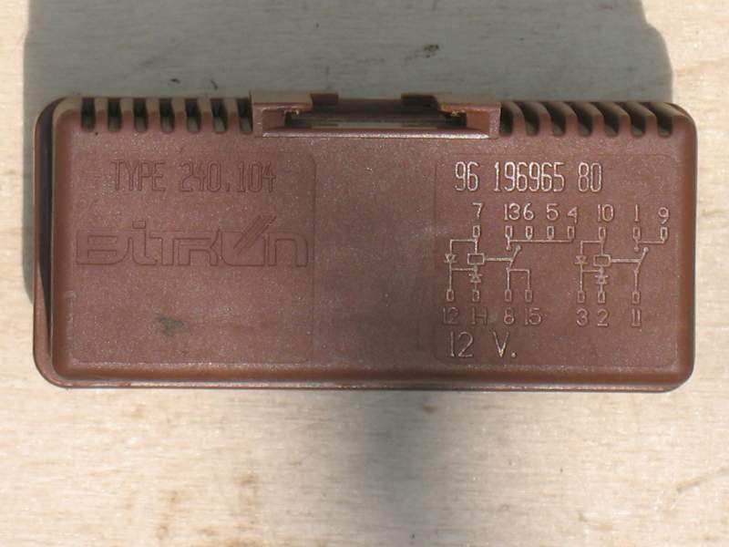 CITROEN XANTIA 94-97 Relay - iniezione (9619696580/24010