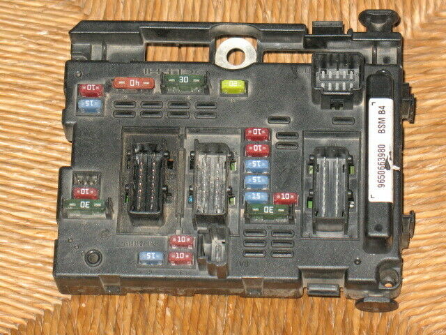 Ecu peugeot sitroen bsm b4 9650663980 44511237 delphi