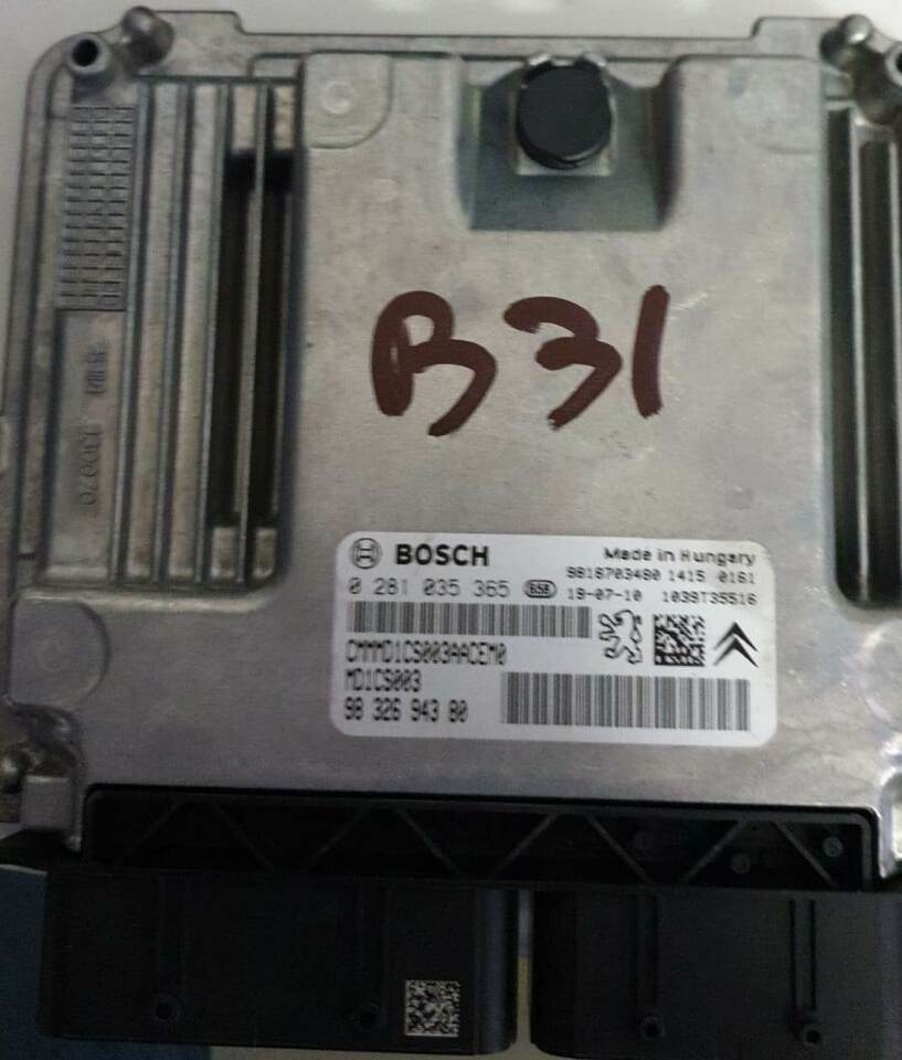 ECU BOSCH 0281035365 Peugeot 3008 5008 1.5 BlueHDI 9832694380 MD1 EDC 16C34