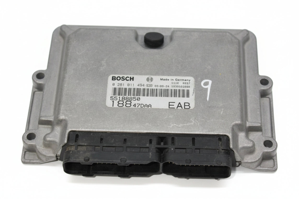 ECU FIAT PUNTO 2 188 1.9 JTD BOSCH 0281011494 55188850 EDC 15C7-2.11