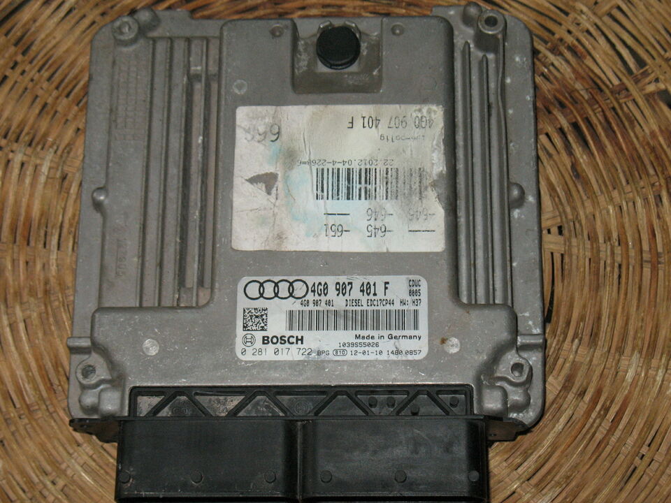 ECU AUDI A5 A6 A7 3.0 0281017722 4G0907401F EDC17CP44 HW:H37