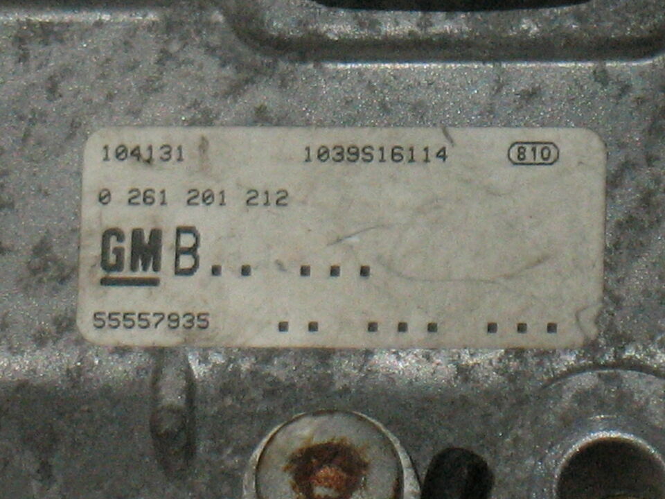 Ecu centralina opel corsa d bosch 0261201212 55557935