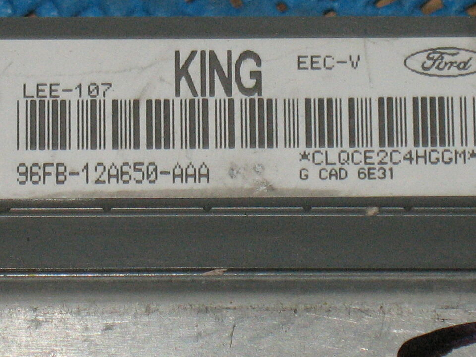 ECU FORD FIESTA 1.4 96FB-12A650-AAA, 96FB12A650AAA LEE-107 KING