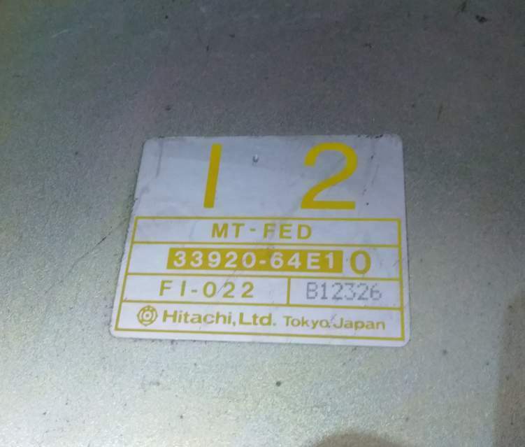 ECU SUZUKI I 2, 1.3 GTI 3392064E1 0 33920-64E1 1 33920-64E1