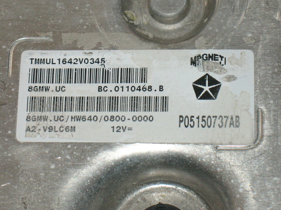 Fiat 500L Fiorino P05150737AB 8GMW.UC BC.0110468.B A2-VNWT7L