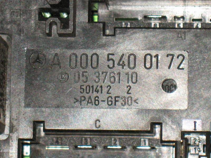 Scatola Fusibili A0005400172 Mercedes Classe E