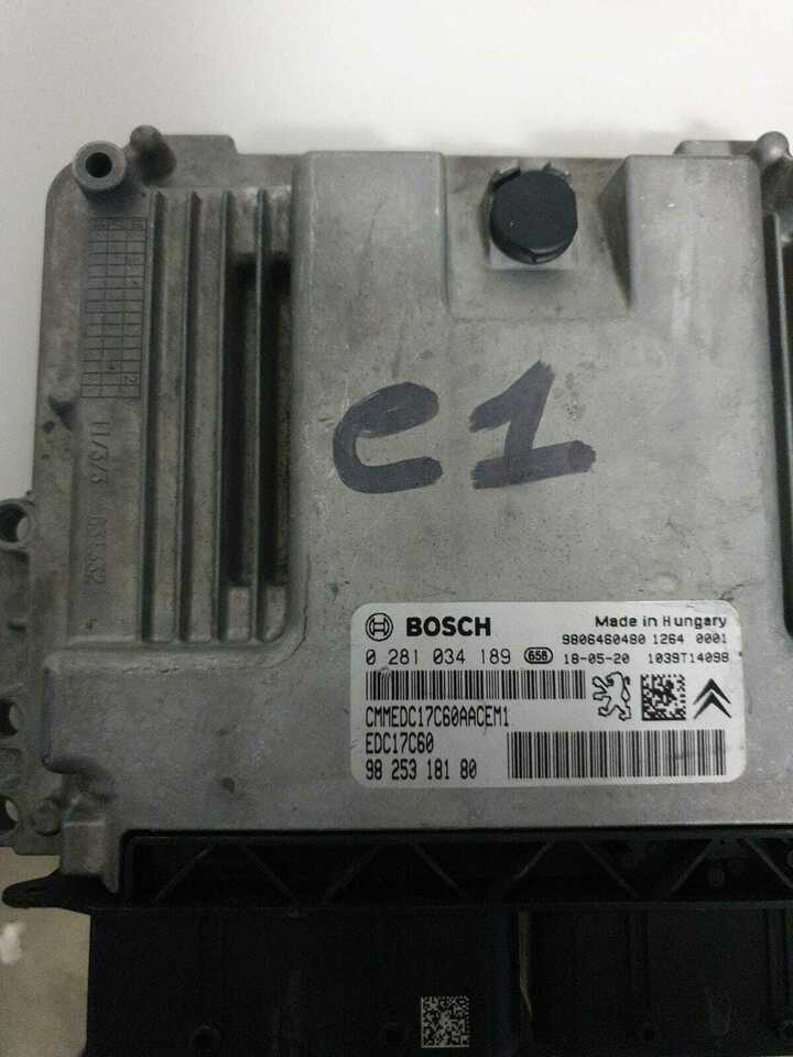 Ecu peugeot partner berlingo 0281034189 9825318180 edc17c60
