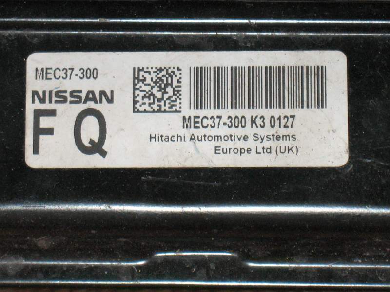 ECU NISSAN MICRA 1.2, MEC37-300 FQ MEC37-300 K3 0127