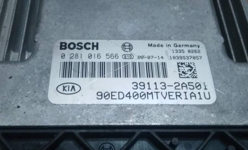 ECU CENTRALINA Hyundai Kia 0281016566 EDC16C39 391132A501