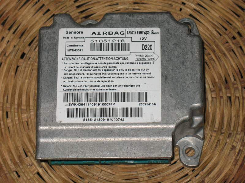 ECU Airbag Fiat Bravo (198) Continental 51851218 5WK43641