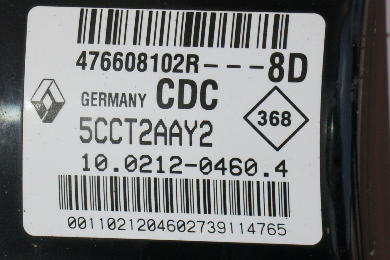 ABS RENAULT Megane 476608102R 10021204604 ATE 28561056063 95CT2AAY2