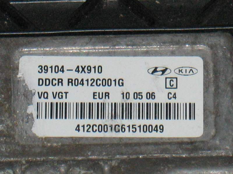 ECU KIA CARNIVAL III 2.9 CRDI R0412C001G 391044X910 28070389