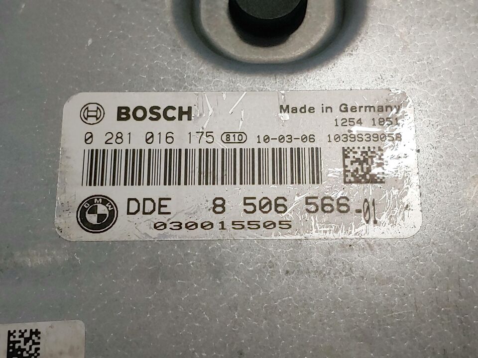 ECU BMW SERIE 1 3 0281016175 DDE8506566 Edc17C41
