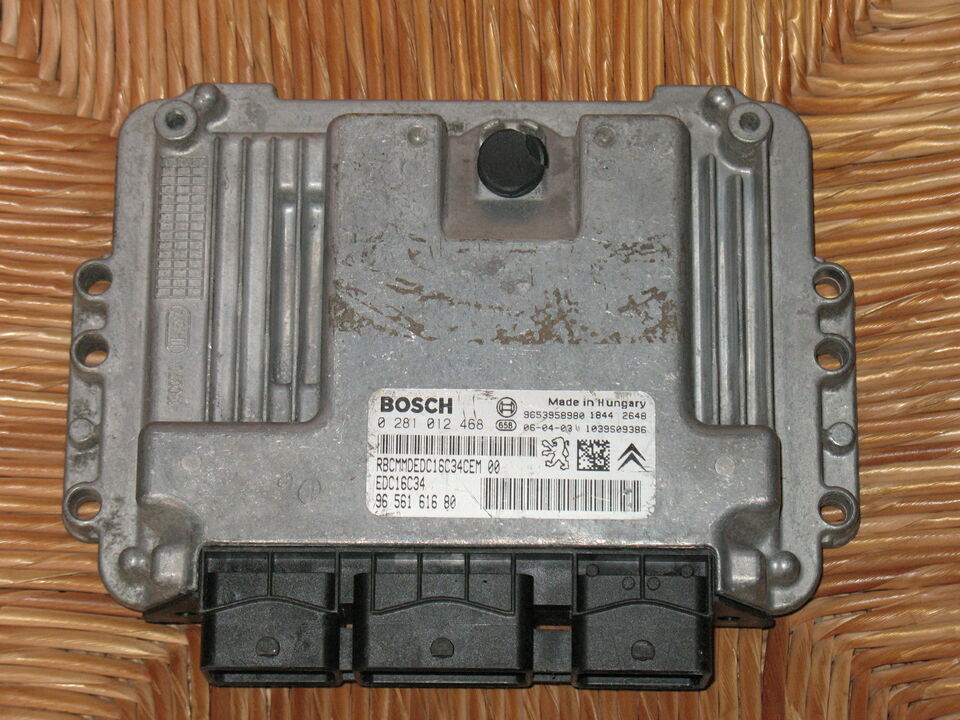 ECU Citroen Xsara Picasso 1.6 HDI BOSCH 0281012468 9656161680 EDC 16C34-2.10