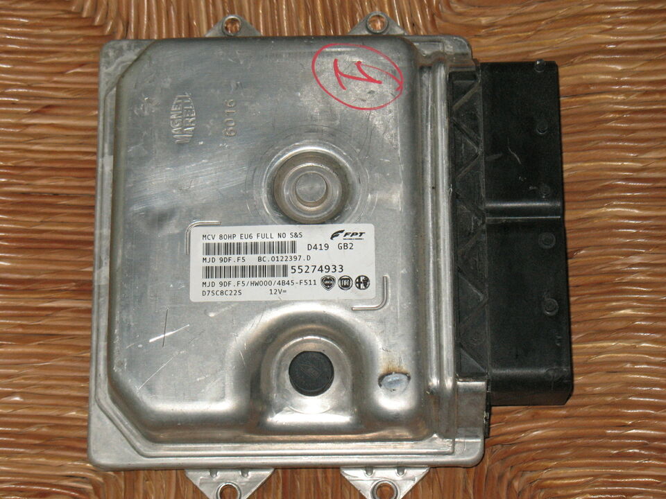 Ecu Fiat Fiorino Van 1.3 55274933 MJD 9DF F5 HW000 4B45 F511