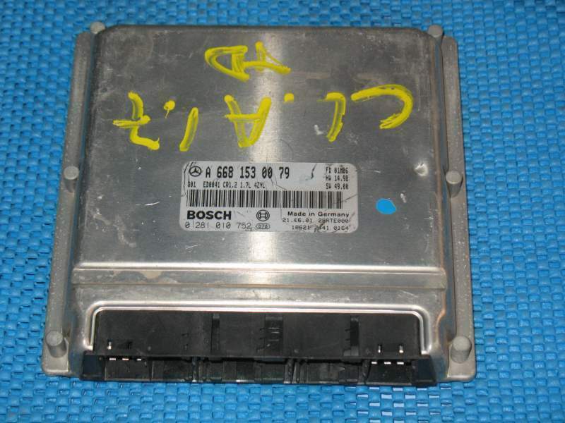 CENTRALINA MOTORE A6681530079 MERCEDES CLASSE A W168 170 CDI 0281010752 EDC15C0-5.14