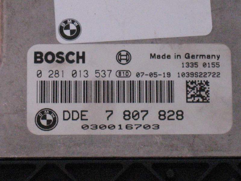 KIT ECU BMW 1.8 D BOSCH 0281013537 CAS SIEMENS 5WK49513CBR