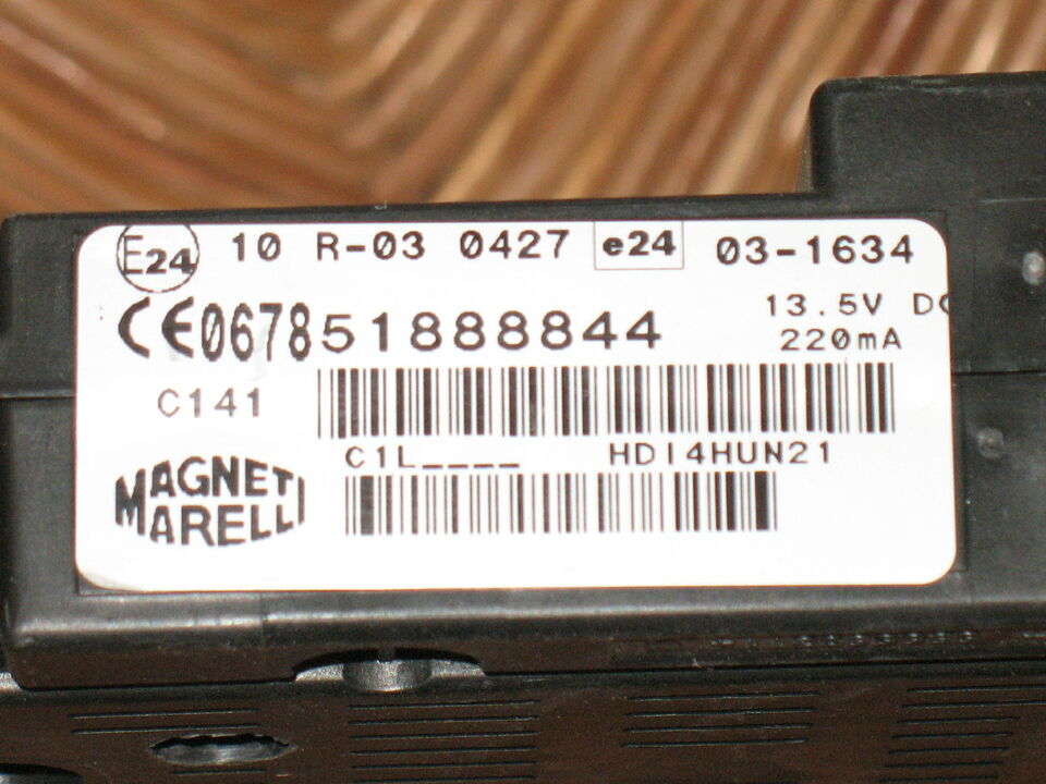 Centralina bluetooth 51888844 Fiat 500 Blue&Me FIAT GRANDE PUNTO ACTUAL