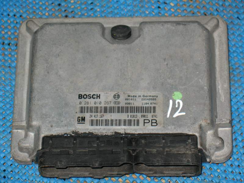 Ecu opel astra zafira 2.0 dti bosch 0281010267 EDC 15M1-7.8